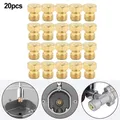 20Pcs Brass Jet Nozzle Propane Burner Orifice Kit Grill Replacement Parts LP Gas Burner Nozzle Gas