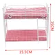 1:12 Mini Dolls House Toy Two-layer Bed Furniture Toys Dollhouse Accessories Pretend Play For Girl