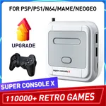 Console de jeu rétro Super Console X avec 110000 jeux vidéo d'arcade pour PSP/PS1/DC/MAME