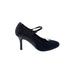 Impo Heels: Pumps Stiletto Cocktail Party Blue Print Shoes - Women's Size 6 1/2 - Round Toe