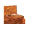 Holz-Sandkasten mit Sitzbänken 120 x 120 cm Extra Vlies für Sandkästen und Abdeckplane