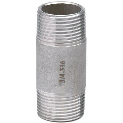 Atusa - Edelstahl Fitting 530 Rohrdoppelnippel 3/4 Zoll x 60mm Image