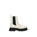 Ankle Boots Leather Ivory