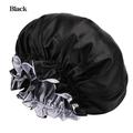 chapeau de bain bonnet de soie pour les femmes satin bonnet pour cheveux bouclés bonnet de sommeil double couche grand soie cheveux bonnet pour les femmes noires cheveux naturels