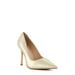 Bento Snakeskin Embossed Pointed Toe Pump (women0