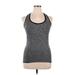 VSX Sport Active Tank Top: Gray Activewear - Women's Size Large