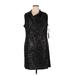 Tommy Hilfiger Cocktail Dress - Mini Cowl Neck Short sleeves: Black Dresses - New - Women's Size 16