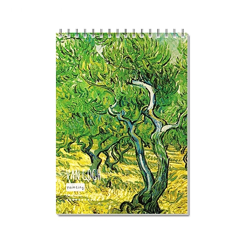 1 Stück Skizzenbuch, 45 Blatt Künstlerskizzen-Zeichenblock, A4-Skizzenblock Kunst, Kohle für Studenten, Künstler, Zeichnen, Malen Image