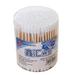 Tantouec Cotton Swabs 180Pcs Multi-Functional Double-Headed Wooden Cleansing Cotton Swab Disposable Tampons 180