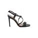 Sam Edelman Heels: Black Solid Shoes - Women's Size 8 - Open Toe