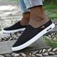 Men's Loafers Slip-Ons Slippers Flip-Flops Comfort Shoes Casual Daily Mesh Breathable Comfortable Slip Resistant Loafer Black White Summer Spring