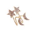 1 Pair Earrings For Women's Birthday Gift Prom Alloy Vintage Style Moon Star