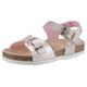 Sandale LUMBERJACK Gr. 29, rosa (rosa, metallic) Kinder Schuhe