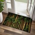 Bamboo Forest Doormat Floor Mats Washable Rugs Kitchen Mat Non-Slip Oil Proof Rug Indoor Outdoor Mat Bedroom Decor Bathroom Mat Entrance Rug Vintage