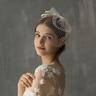 One-tier Stylish Wedding Veil Blusher Veils / Birdcage Veils with Ribbon Bow Tulle