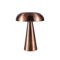 8 Mushroom Shaped Cordless Table Lamp Metal Rechargeable Touch Dimming Type-C Indoor Bedroom Living Room Dining Room Atmosphere Desk Lamp