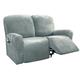 Sectional Recliner Sofa Slipcover 1 Set of 6 Pieces Microfiber Stretch High Elastic High Quality Velvet Sofa Cover Sofa Slipcover for 2 Seats Cushion Recliner Sofa