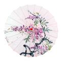 Silk Cloth Parasol (33-inch Peony) - Chinese Japanese Style Paper Umbrella - For Weddings And Personal Sun Protection Asdf Christmas