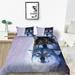 Wolf Painting Home Textiles Creative Duvet Cover Set with Pillowcase Highend Bedding Cover Set Full (80 x90 )