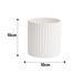 Bwomeauty 1 Piece Ceramic Breathable Flower Pot Planter For Indoor/Outdoor Planter Boxes on Clearance (White)