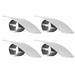 4 Pcs Finger Protector Guards for Cutting Protectors Food Veggie Cutters Kids Stainless