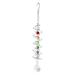 figatia Gazing Ball Spiral Tail Wind Wind Chime for Balcony Office Farmhouse