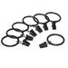 50 PC Curtain Clips Yard Light Electronic Incense Iron Curtain Clip Curtain Hanger Metal Curtain Clip