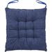 Zhuge 1pc Soft Chair Seat Pad Dining Chair Cushion 15.8 x 15.8 Zipper Design Hang Rope Design Indoor Outdoor Seat Cushion (Blue)