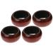 8 Pcs Wine Stoppers Bar Tool Wooden Drip Ring Household Collar Proof Bottle Cover