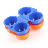 2 Pcs Egg Storage Container Eggs Plastic Containers Organizer Bins Stand Travel