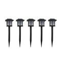 5 Pcs Solar Light Pool Lights Solar Solar Powered Lights Solar Landscape Stake Light Solar Powered Garden Lights Lawn Lamp Road Stud Lights