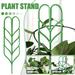 JIASEN 6 Pack Plant Support Stakes Single Stem Support Stake Plant Cage Support Ring for Garden Flowers Rose Tomatoes Peony Lily Rose Herbs Vegetable