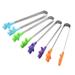 4 Pcs Kitcheaid Stainless Steel Pliers Barbecue Clip Silicone Tongs Stainless Tongs Barbeque Turner Cooking Tongs