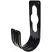 Hose Holder Watering Hose Hanger Hose Hook Steel Garden Watering Gardening Hose Hose Holder Flexible Hanger Hose Hook for Outdoor Garden Black