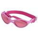 Doggles K9 Optix Shiny Pink Rubber Frame with Pink Lens Sunglasses Large