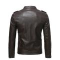 BELLZELY Winter Jackets for Men Clearance Men s Leather Plus Fleece Jacket Motorcycle Jacket Warm Leather Jacket