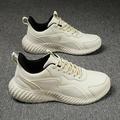 Men s Sneakers Fashion Mesh Outdoor Breathable Running Casual Shoes Comfortable Tennis Oversized Hiking Shoes White Sneakers Man Beige 47