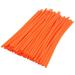 1 Set Bike Spoke Bike Wheel Spoke Reflector Universal Bike Wraps Warning Strip Security Tape Wheel Decor for Motorbike Mountain Bike (Orange)