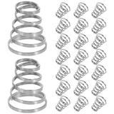 30 Pcs Axle Spring Sprung Bike Part Bike Components & Parts Wheel Skewer Springs Mtb Wheel Skewer Spring