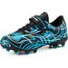 Rhyme-Zeal Kids Soccer Cleats Shoes Boys Girls Athletic Outdoor Indoor Firm Ground Soccer Shoes Comfortable Football Shoes