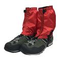 Snow Boots Water Proof Hunting Skiing Gaiters Outdoor Waterproof Walking Shoe Cover Red Travel