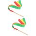 2 Pieces Childrenâ€™s Toys Twirling Wands Ribbon Stick Toy Kids Ribbon Stick Dance Ribbon Wand Toy Wood Toddler Child