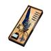 GERsome Retro Carving Feather Pen Set Quill Pen Set Antique Calligraphy Writing Dip Pen with Ink 5 Replacement Nibs Pen Stand Base Luxury Vintage Signature Pen