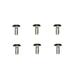 Univen Clipper Blade Screws .. fits Andis Outliner & .. T-Outliner Blades 6 Pieces