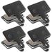 4 Pairs Bicycle Disc Brake Pads Brakes Silent Cycling Supplies Bike Replacement Bikes