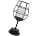 Qnmwood Wine Cup Shape Night Light Table Lamp Metal Wire Decoration Vintage Bedside Lamp