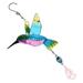 Hanging Glass Stained Glass Birds Window Hangings Chandelier Suncatcher Hanging Bird Sculpture Wind Chimes Home Office Garden Porch Patio Blue