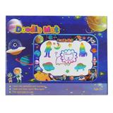 Water Doodle Mat Kids Painting Writing Doodle Toy Mat 47 x 35 inches Extra Large Aqua Magic Interstellar Doodle Mat For Kids Girls Boys Thick Water Proof Fabric on Back Age 3+