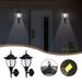 Clearance! Led Lights Solar Lights Outdoor Outdoor Solar Lights Garden Retro Hexagonal Wall Lamp Decorative Garden Villa Cold White Light Solar LED Hexagonal Light Clearance