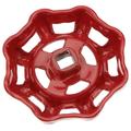 Gate Valve Handle Metal Water Fitting Decor Decorate Red Cast Iron
